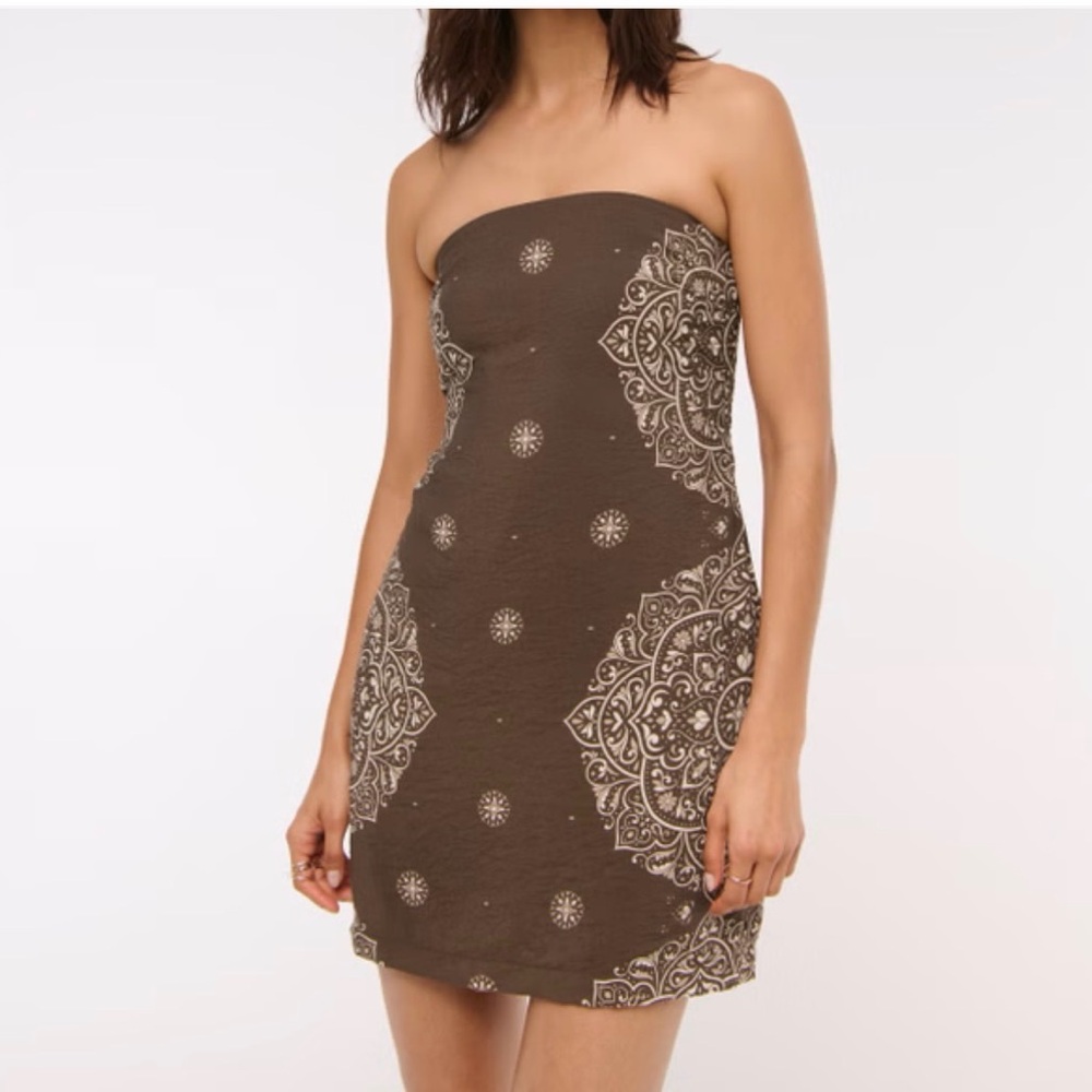 Brown Paisley Skort Romper
